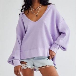 Free people buttercup thermal NWT